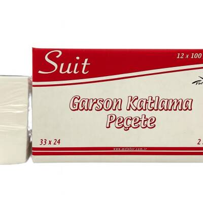 Suit Garson Katlama Lüks Peçete 33*24 - 