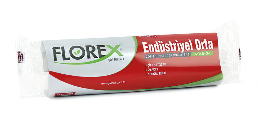 Endüstriyel Orta 160gr Çöp Torbası (siyah) - 1