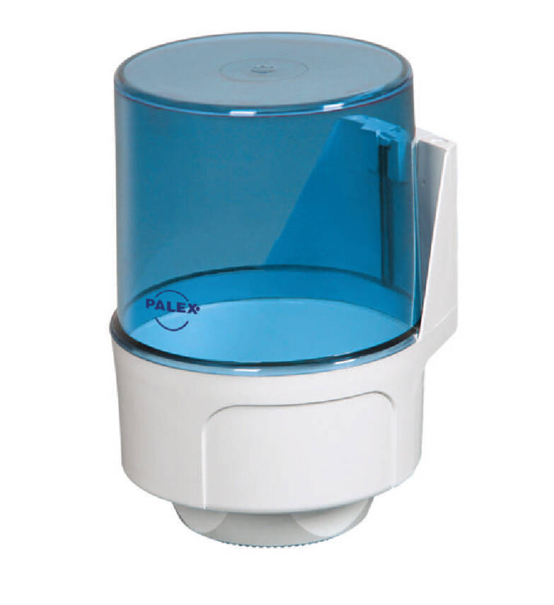 İçten Çekme Kağıt Havlu Dispenseri Şeffaf Mavi - 1