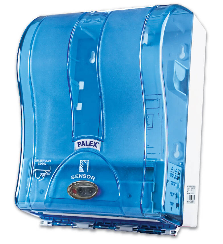 Prestij Otomatik Havlu Dispenseri Şeffaf Mavi - 1