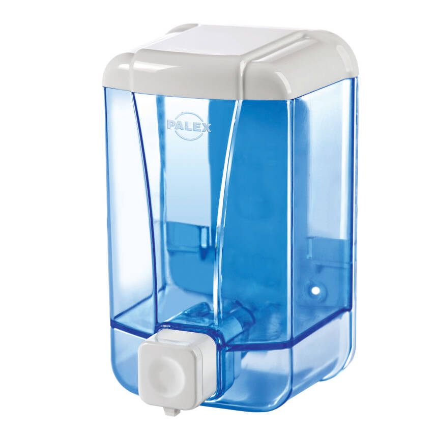 Sıvı Sabun Dispenseri 1000 cc Şeffaf Mavi - 1