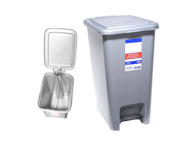Slim Pedallı Çöp Kovası, 30 LT - 1