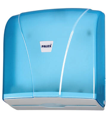 Z Katlı Kağıt Havlu Dispenseri Şeffaf Mavi - 